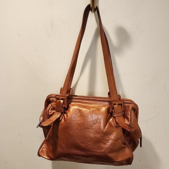 HOBO International Metallic double Handles strap Bag - Picture 10 of 13